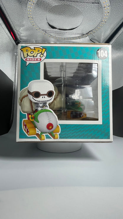 Funko Pop Rides Disney Nightmare Before Christmas Jack Skellington In Snowmobile 104
