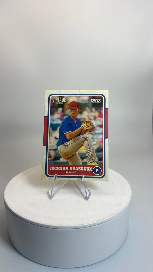 2025 Onyx Vintage Baseball Jackson Brasseux #OVJABR