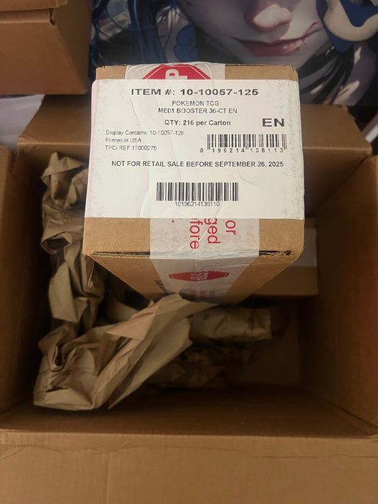 Pokemon TCG Mega Evolution 6 BOX REGULAR BOOSTER BOX CASE Sealed