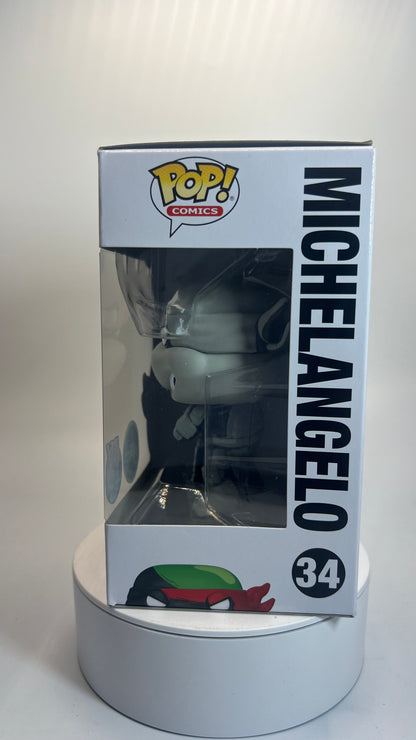 Funko Pop Comics Teenage Mutant Ninja Turtles Michelangelo PX Exclusive Chase 34