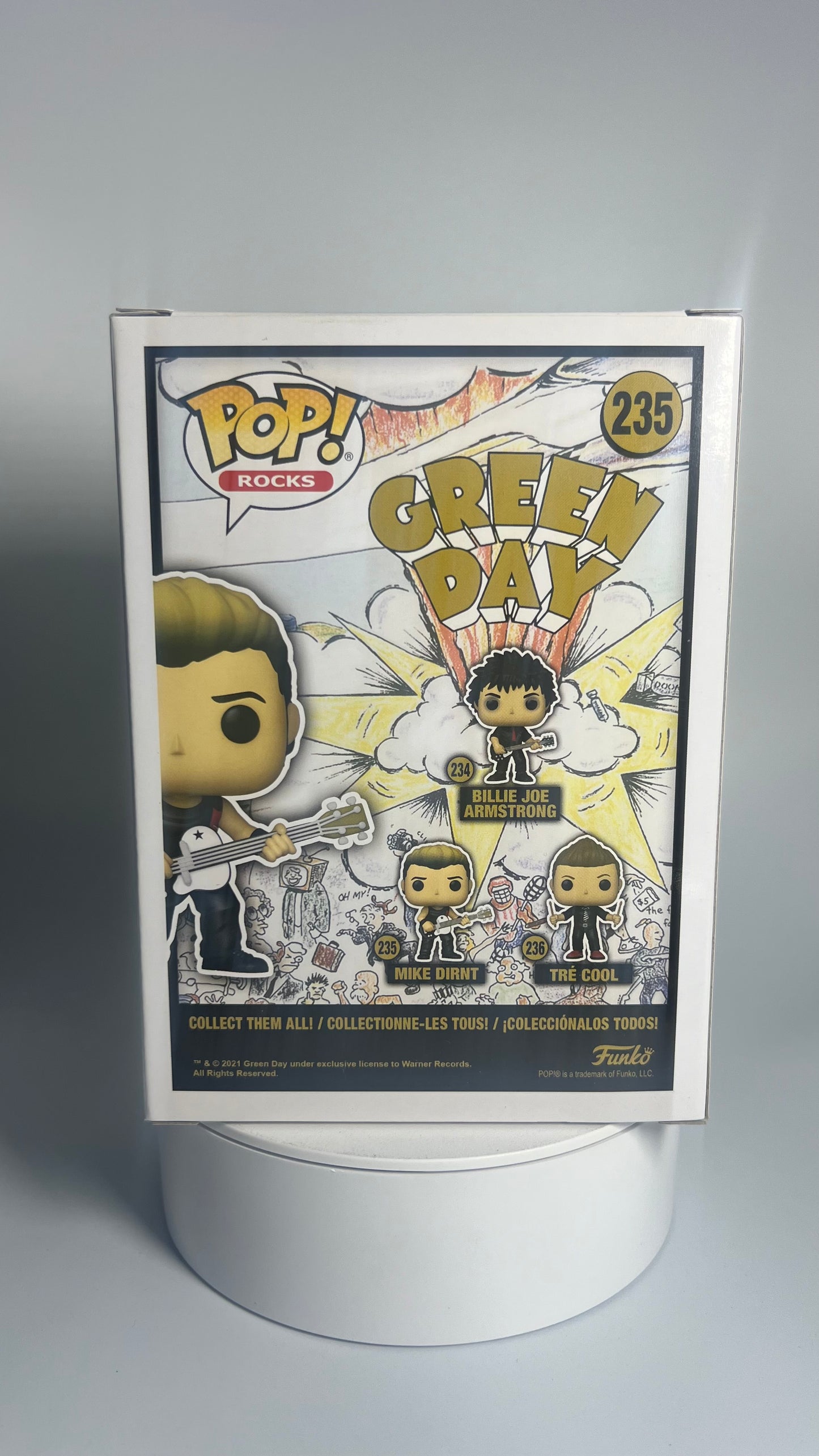 Funko Pop Rocks Green Day Mike Dirnt 235