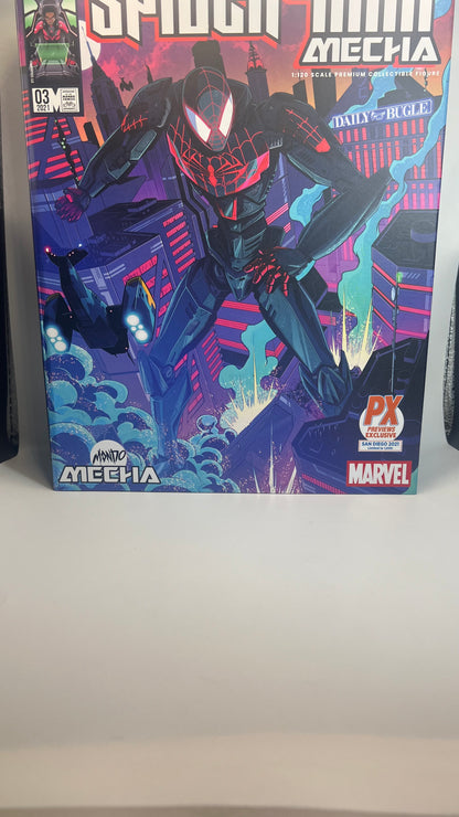 Mondo Marvel Spider-Man Mecha 1:120 Scale Premium Collectible Figure Px Previews