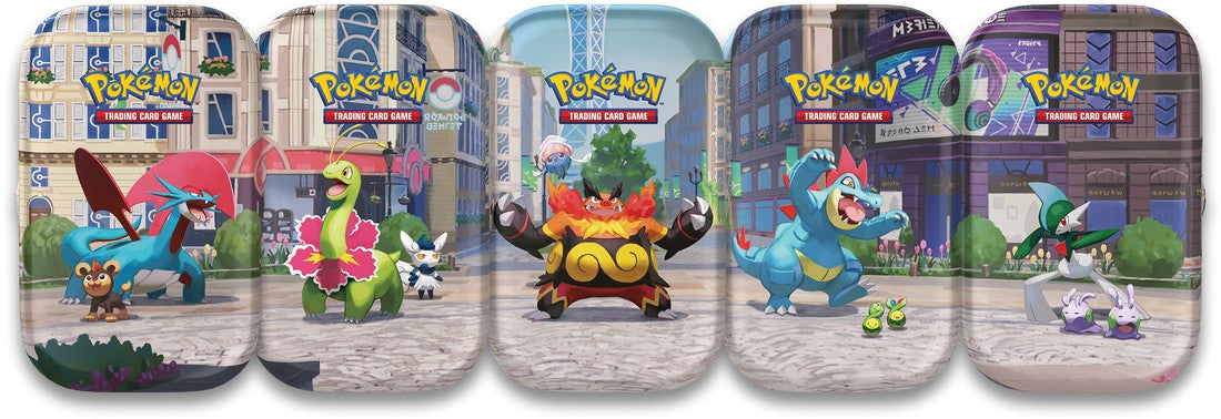 Pokemon TCG Lumiose City Mini Tin Display