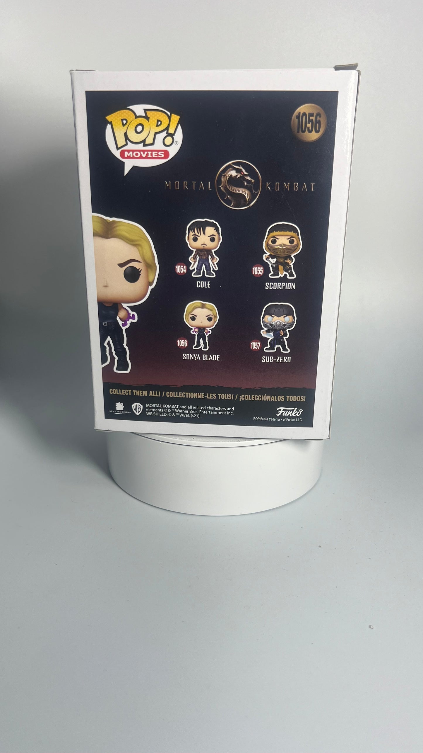 Funko Pop Movies Mortal Kombat Sonya Blade 1056
