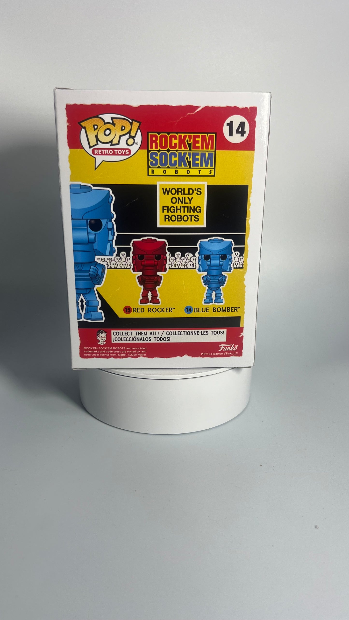 Funko Pop Retro Toys Rock'em Sock'em Robots Blue Bomber 14