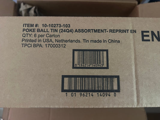 Poke Ball Tin Display (Q4 2024)