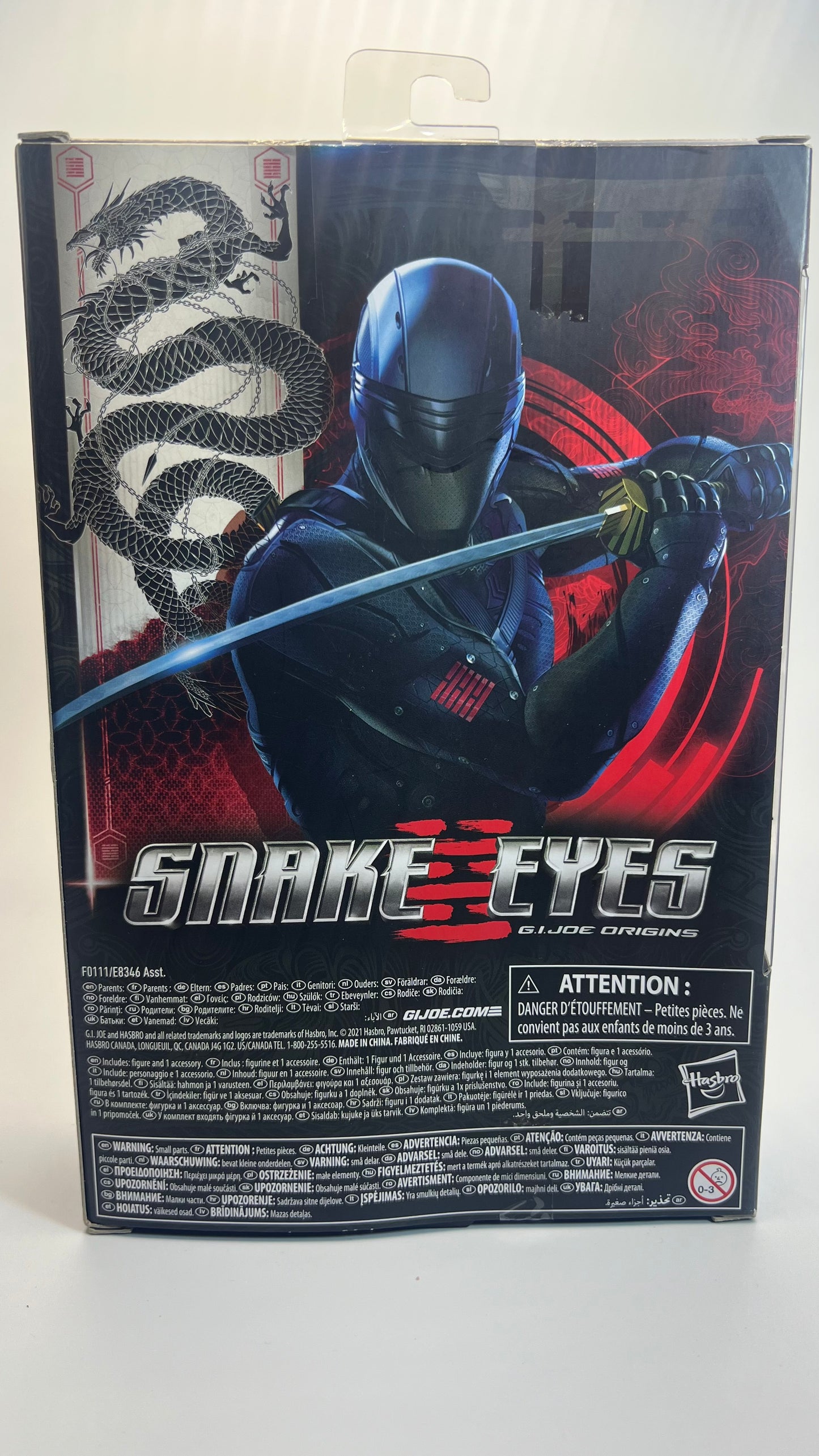 Hasbro GI Joe Classified Series Snake Eyes Scarlett