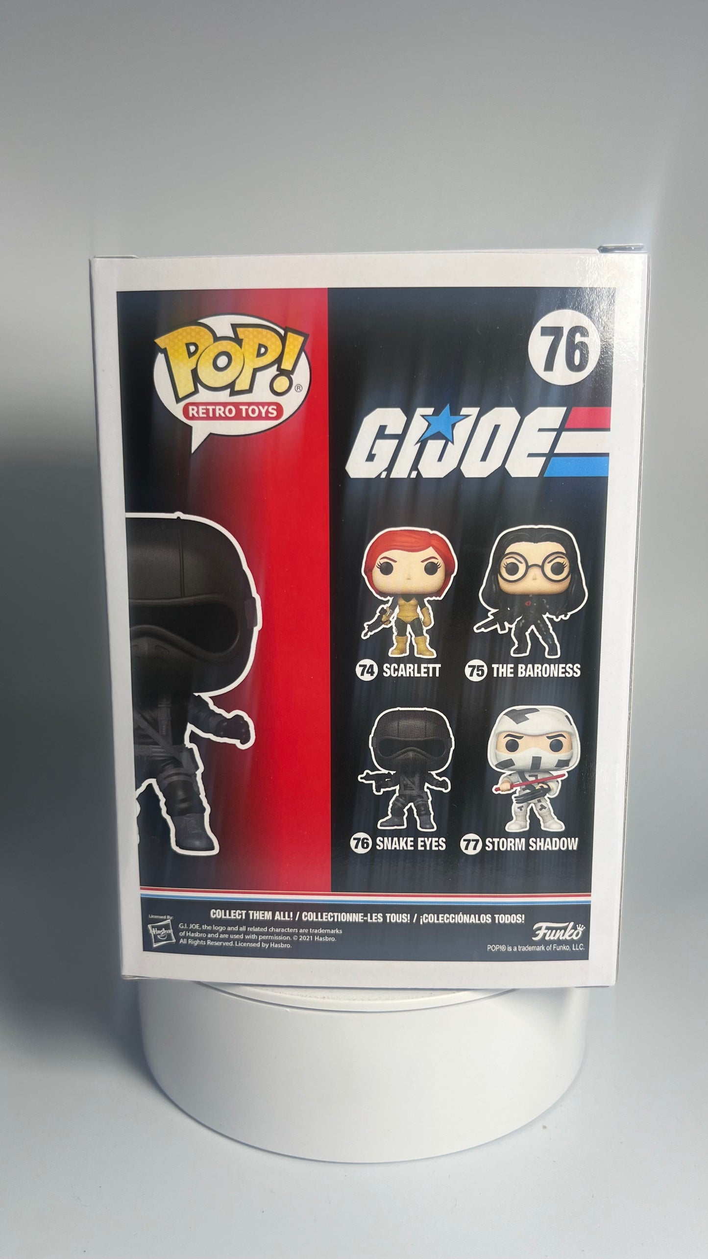 Funko Pop Retro Toys G.I. Joe Snake Eyes 76