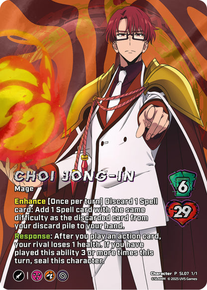 UniVersus CCG: Solo Leveling S-Rank Hunter Bundle - Choi Jong-In