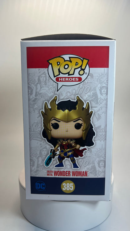 Funko Pop Heroes Death Metal Wonder Woman PX Exclusive 385