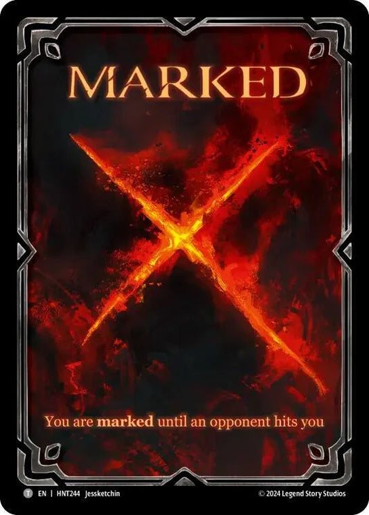 Flesh & Blood TCG The Hunted Marked // Fealty // Marked // Fealty HNT244 // HNT167 Token