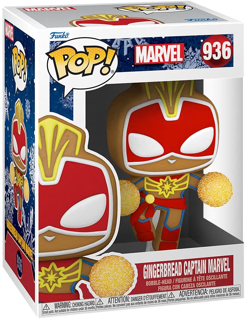 Funko Pop! Marvel - Gingerbread Captain Marvel #936