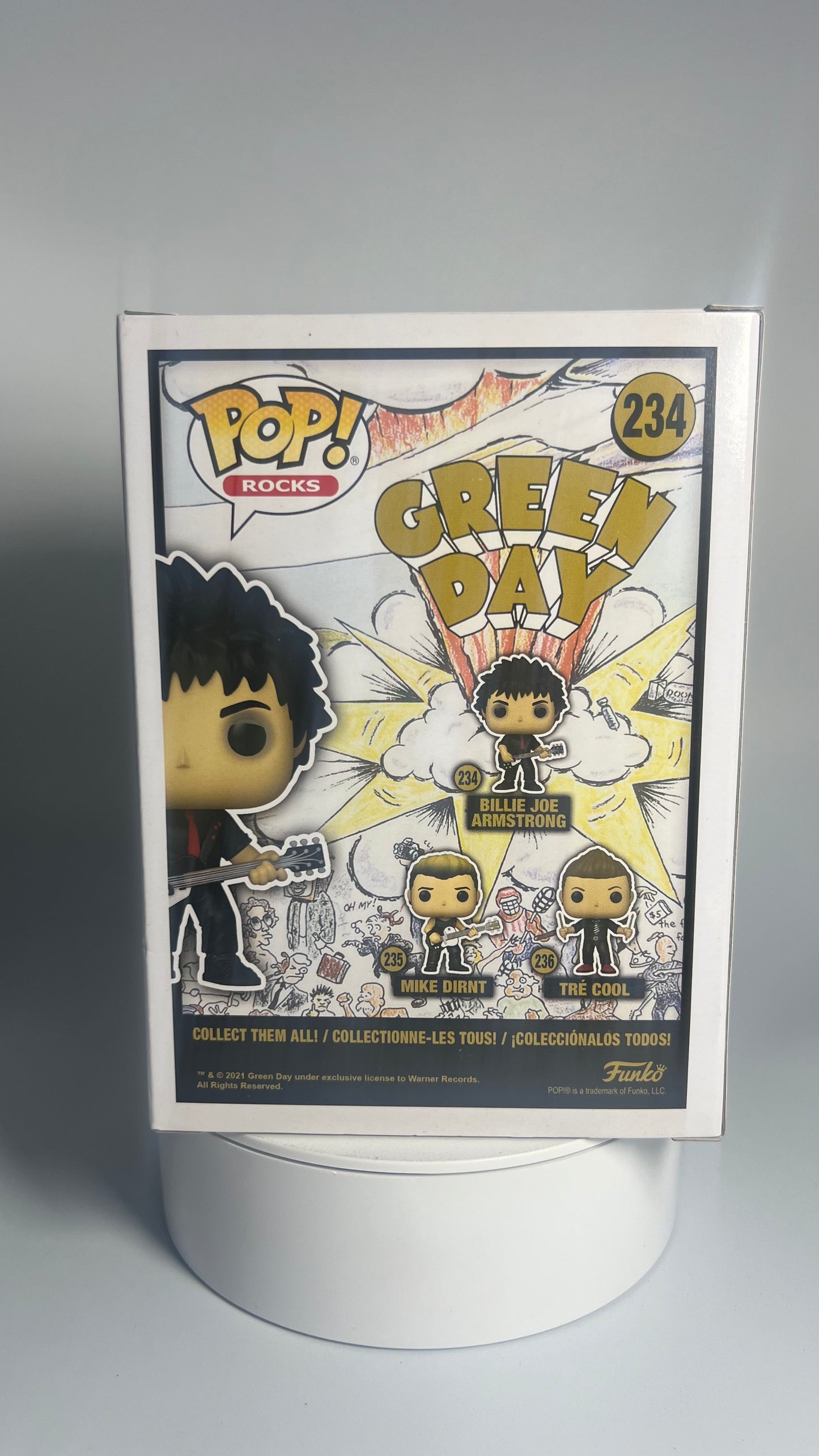 Funko Pop Rocks Green Day Billie Joe Armstrong 234