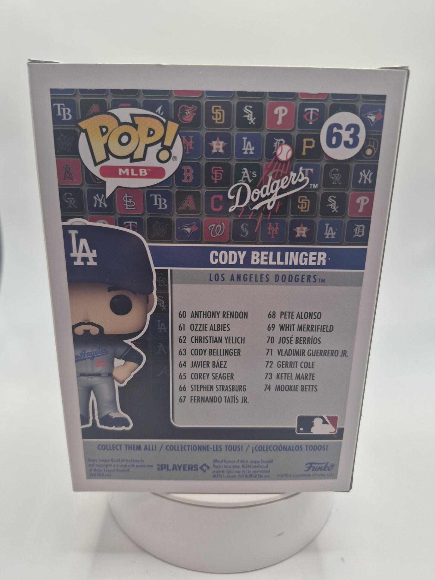 Funko Pop! MLB - Los Angeles Dodgers - Cody Bellinger 63