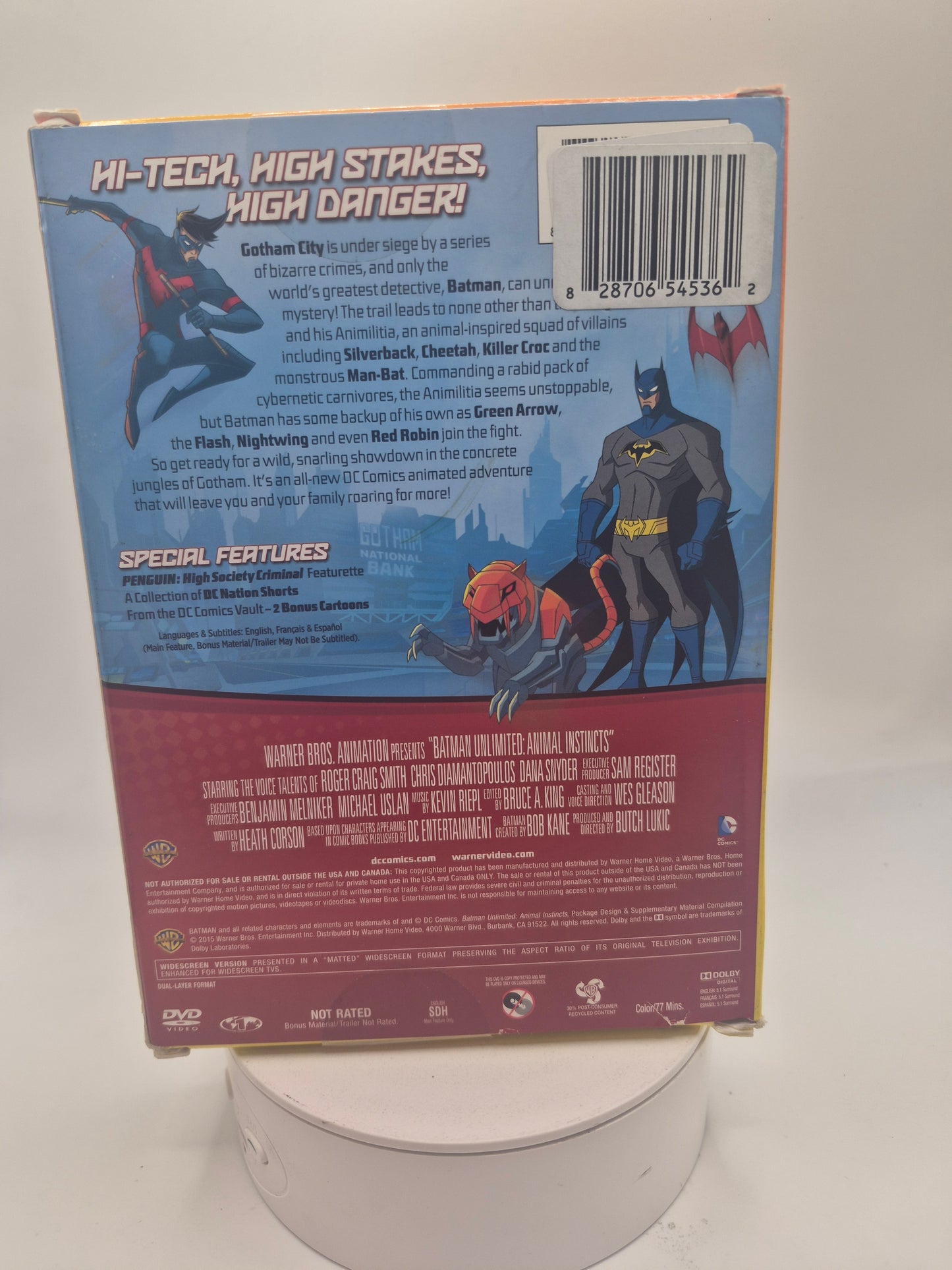 DC Comics - Batman Unlimited - Animal Instincts Movie with Fire Bat Figure