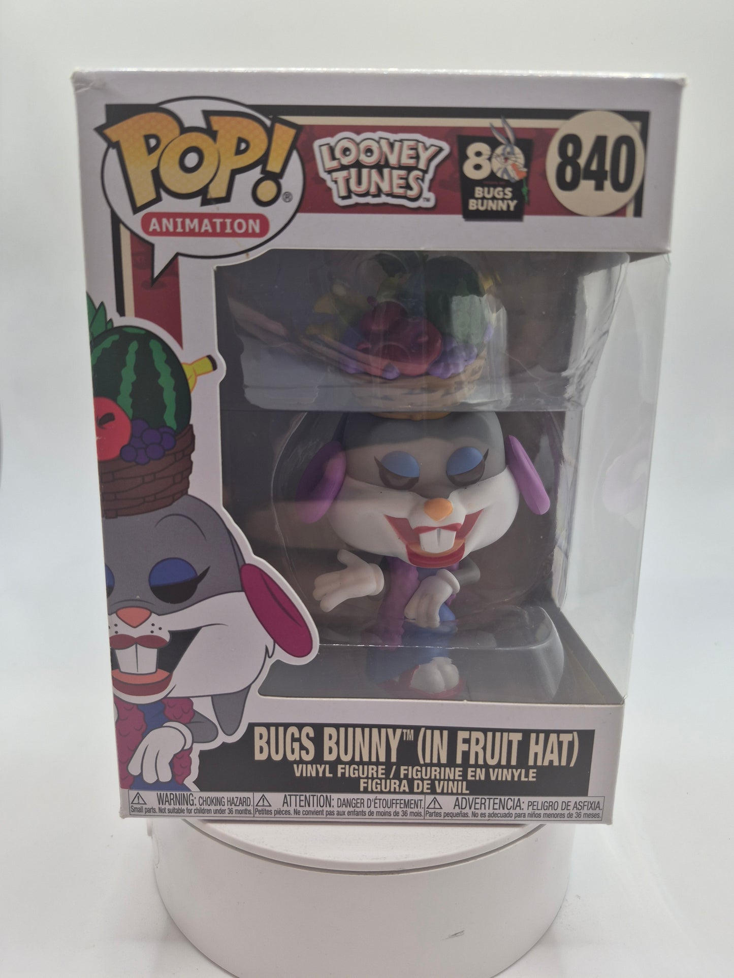 Funko Pop! Animation - Looney Tunes - Bugs Bunny in Fruit Hat 840