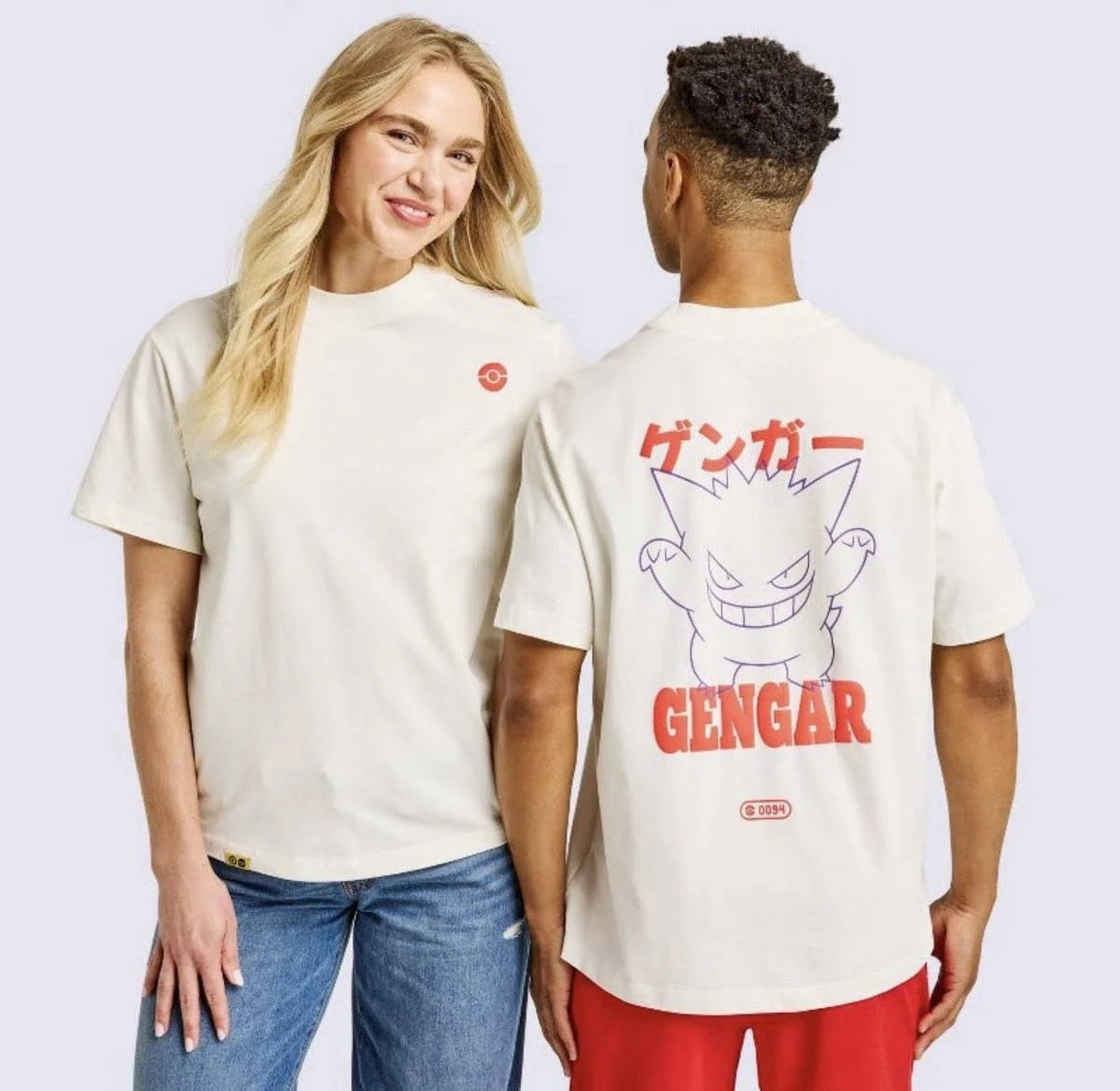 Pokemon X Target Gengar T-shirt - Cream - Size Adult Large Limited Edition