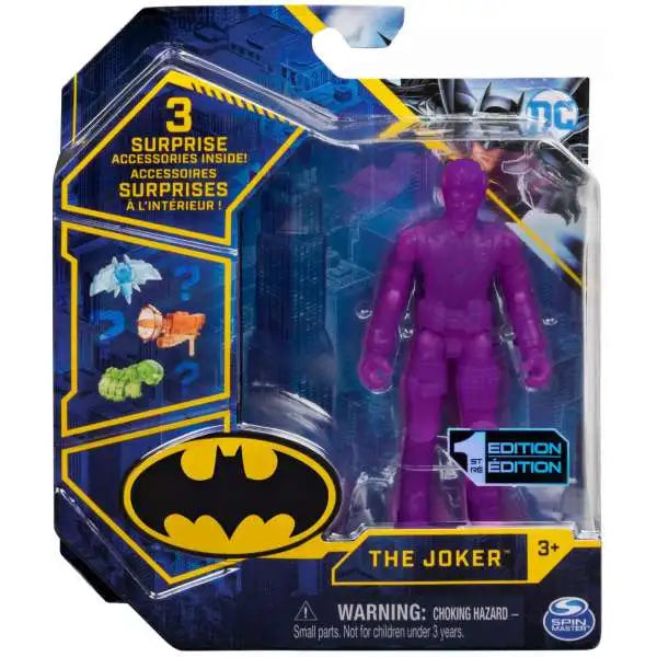 Spin Master DC The Joker 4 Translucent Purple 1st Edition